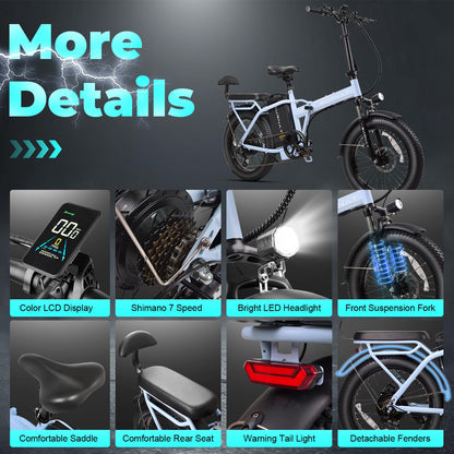 S10/S10-1 20" Foldable Electric bike