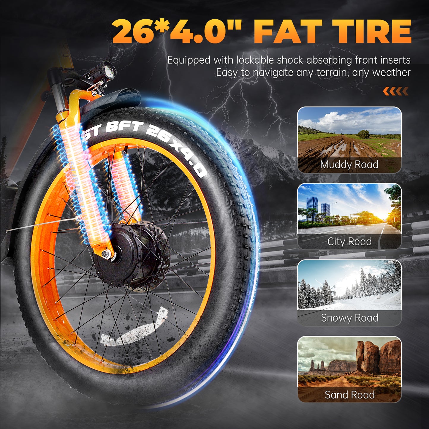 N12 26" DUAL MOTORS EBIKE