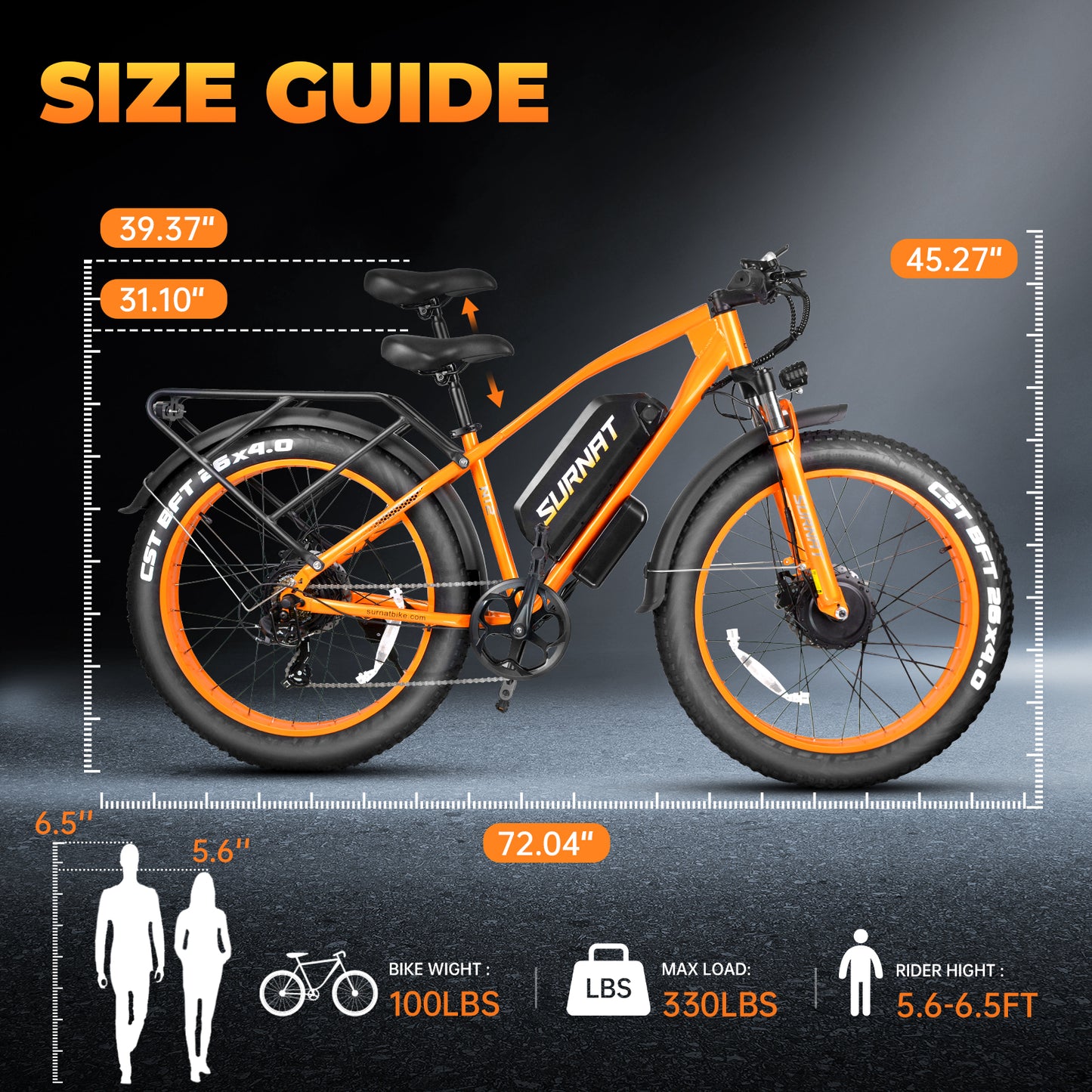 N12 26" DUAL MOTORS EBIKE