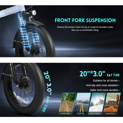 S10/S10-1 20" Foldable Electric bike